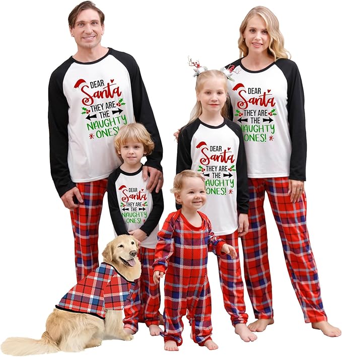 Awoscut Family Christmas Pajamas Matching Pajamas by Awoscut