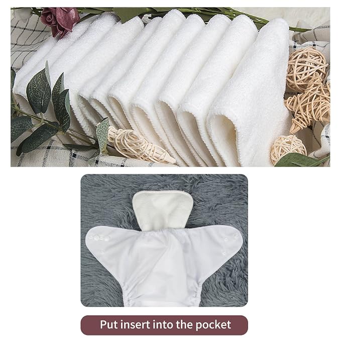 ALVABABY Baby Cloth Diaper 6 Pack - Image 4