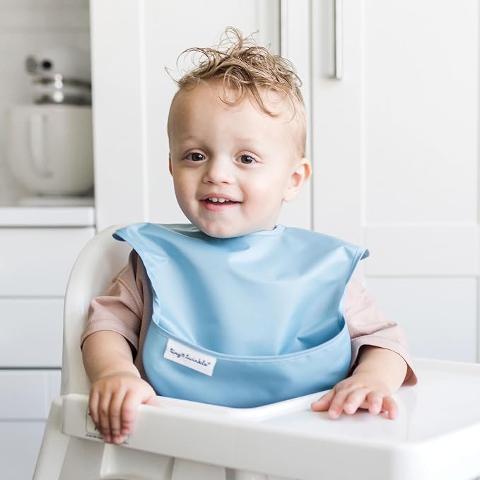 Tiny Twinkle Mess Proof Baby Bibs - Image 3