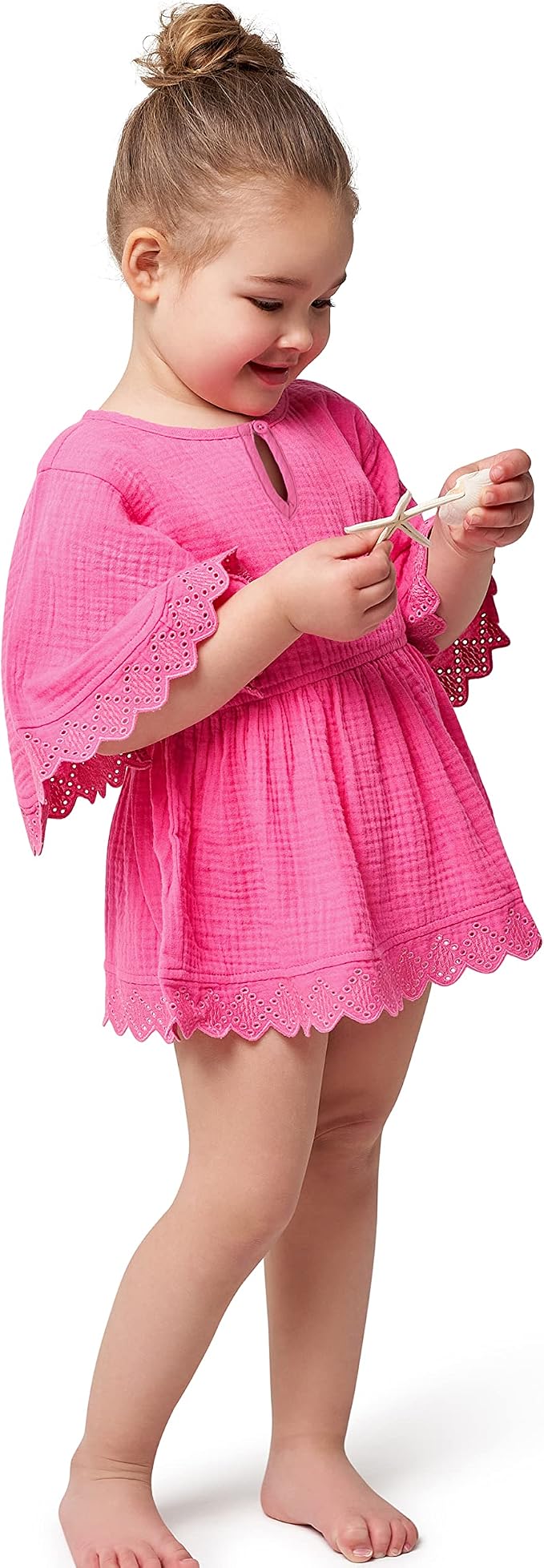 Gerber baby-girls Toddler Kaftan Swim Cover Up - Image 2