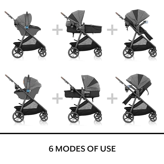 Evenflo Shyft Intuiti+ Travel System Featuring Revolve180 LiteMax™ NXT Rotating - Image 2