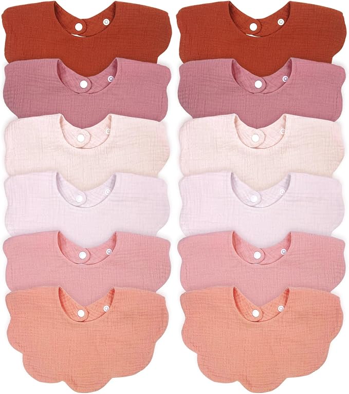 Baby Bibs Muslin Drool Teething Drooling Bibs by Mccotwe