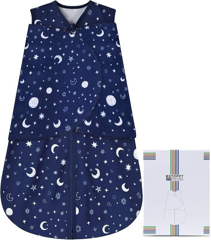 Newborn Sleep Sack Baby Swaddle, Swaddle me 6-12 Month, 3-Way Adjustable - Image 7