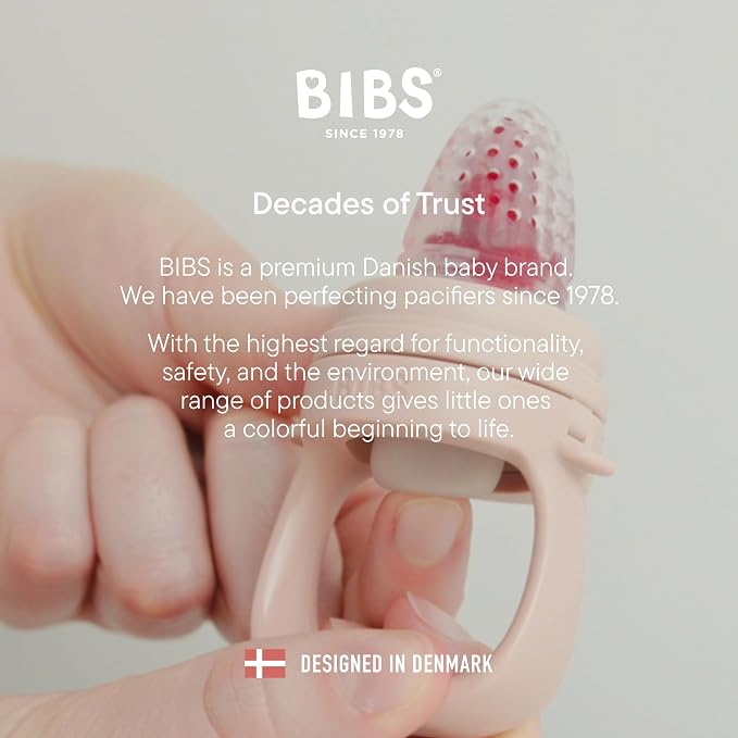 BIBS Baby Feeder with 2 Silicone Nipples, Compatible with Freezer Tray - Image 6