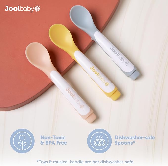 Jool Baby Musical Baby Spoons, 3 Spoons + Car - Image 5