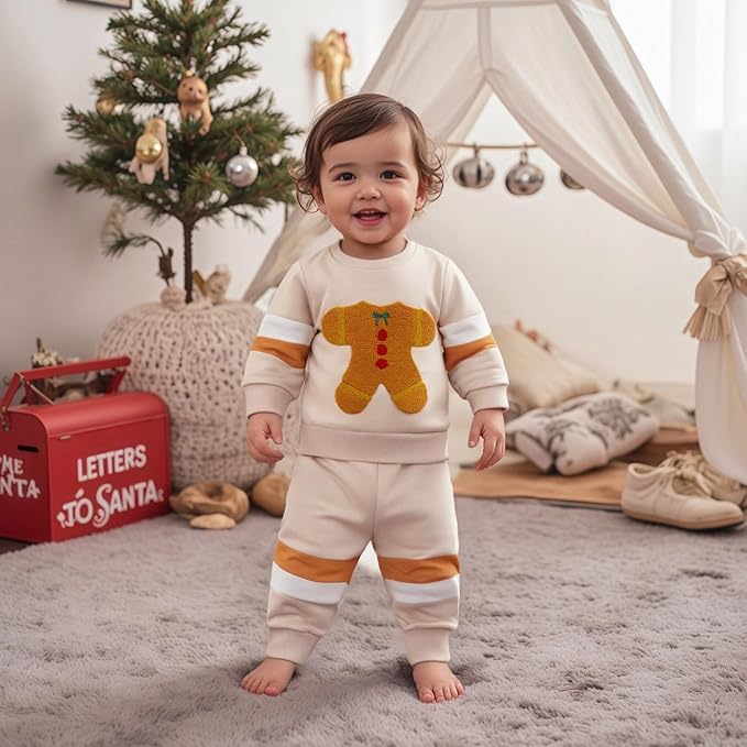 Fernvia Toddler Baby Girl Clothes 3 6 9 12 18 24 Months Fall Outfits Solid Long - Image 2
