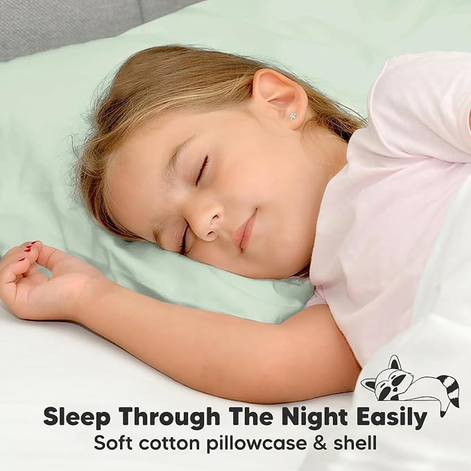 KeaBabies Toddler Pillow with Pillowcase, Jumbo 14X20 - Image 7