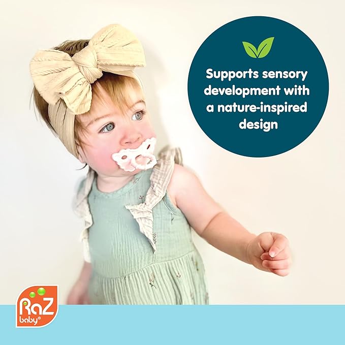 RaZbaby RaZberry Silicone Teether Pacifier – Teething Relief - Image 3