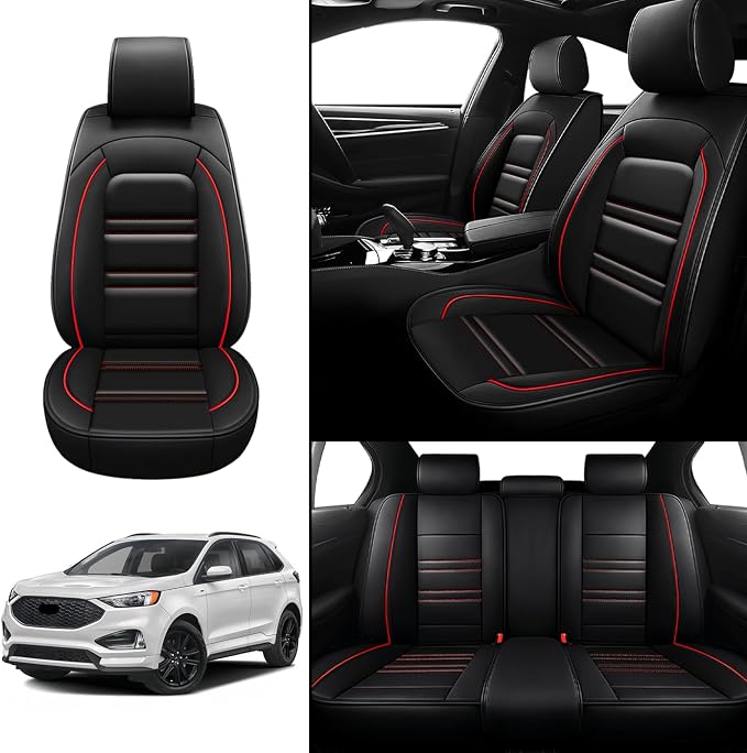 Seat Covers for Ford Edge 2007-2024 | 5-Seats Leather Seat Covers - Image 2