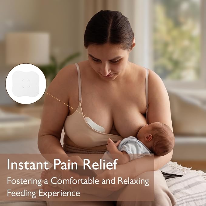 Hydrogel Nipple Gel Pads for Breastfeeding: Soothing Nursing Pads Reusable - Image 2