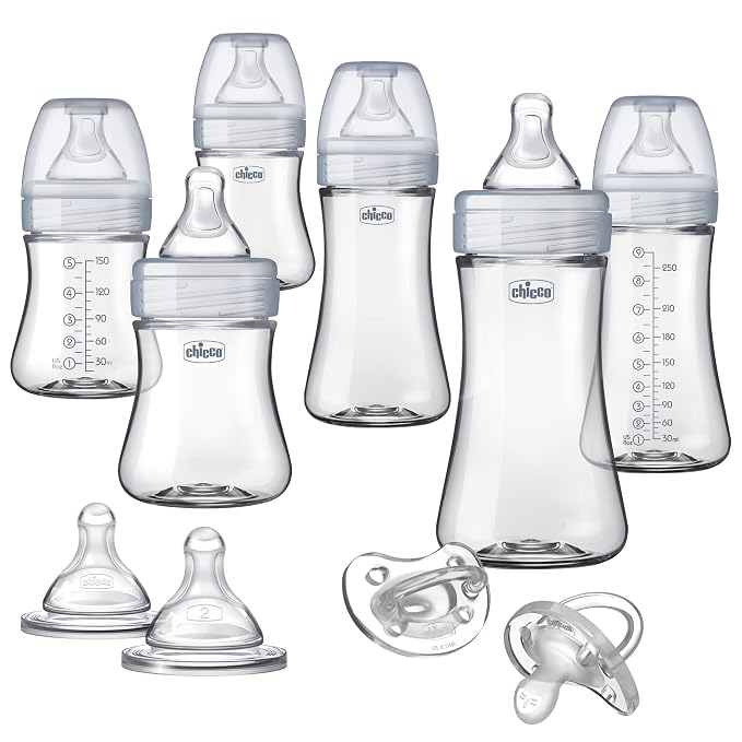 Chicco Duo Deluxe Hybrid Baby Bottle Starter Gift Set by ChiccoUSA