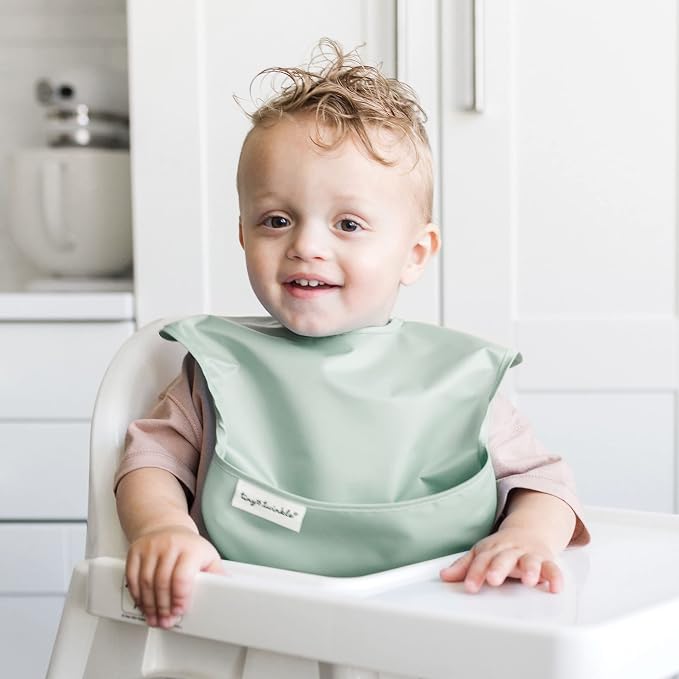Tiny Twinkle Mess Proof Baby Bibs - Image 3