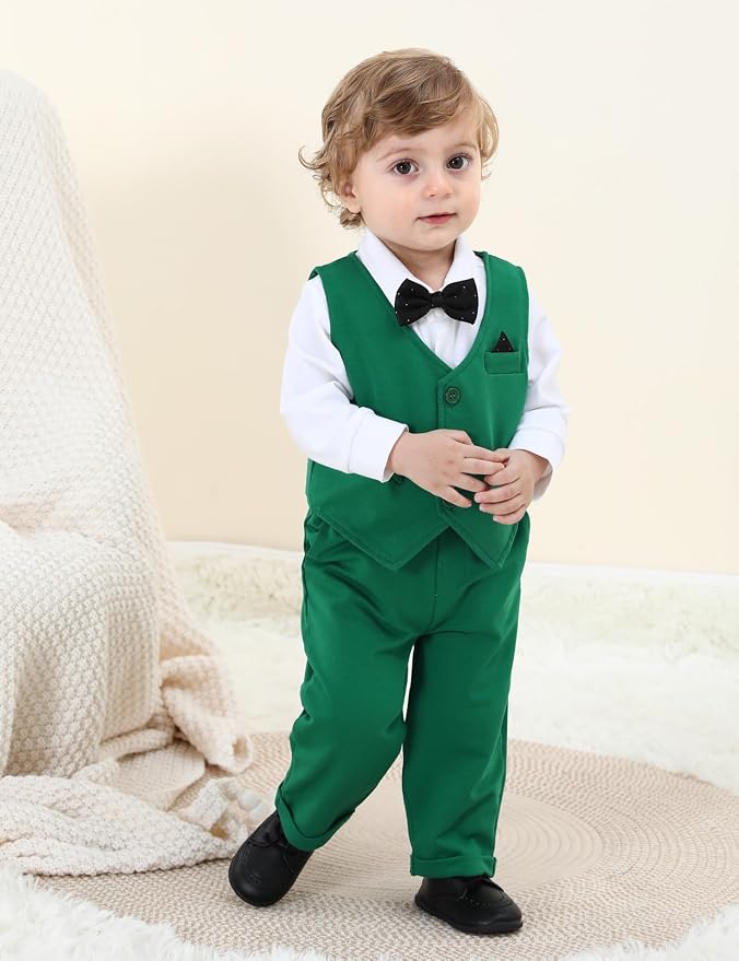 A&J DESIGN Baby Boy Suits Clothes Infant Toddler Formal Gentleman Outfits - Image 2