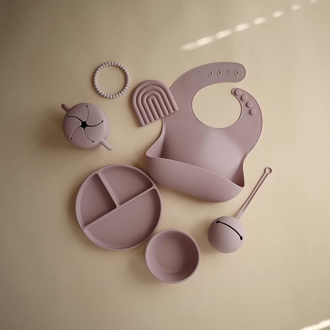 mushie Silicone Suction Bowl | BPA-Free Non-Slip Design - Image 3