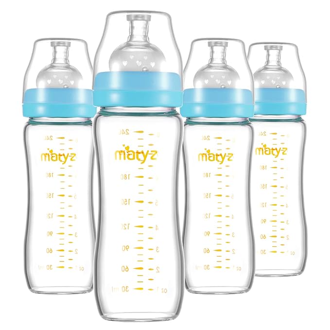 Matyz Glass Breastmilk Baby Feeding Bottle by Matyz