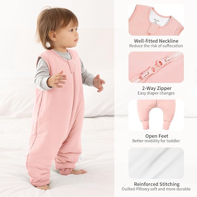 Rayon Made From Bamboo Sleep Sack 6-12 Months 0.5 Tog Ultra Soft Summer Toddler - Image 4