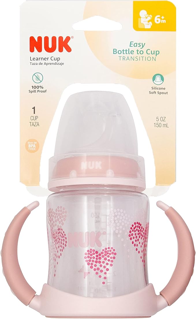 NUK Small Learner Tritan Cup, 5 oz, 6+ Months – BPA Free, Spill Proof Sippy Cup - Image 7