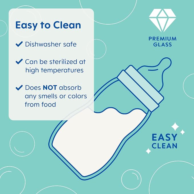 MAM Premium Glass Baby Bottles, Easy Switch Between Breast and Bottle, Feel - Image 4