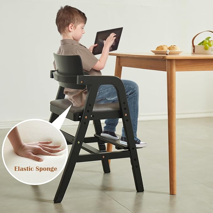Solid Wood high Chairs for Toddlers, High Chair Grows - Image 5