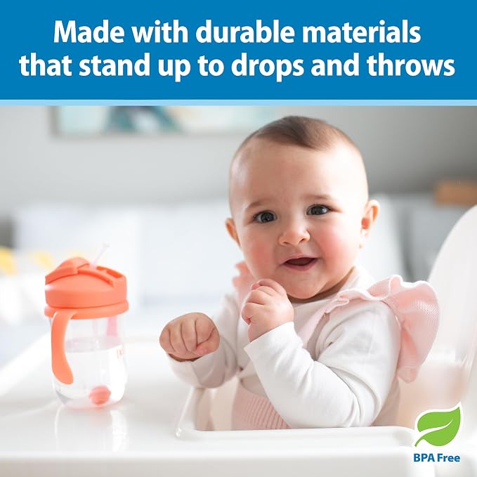 Dr. Brown's Milestones, Baby's First Straw Cup Sippy Cup - Image 2