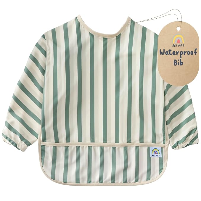 ARI MES Long Sleeves Waterproof Baby Bibs by ARIMES