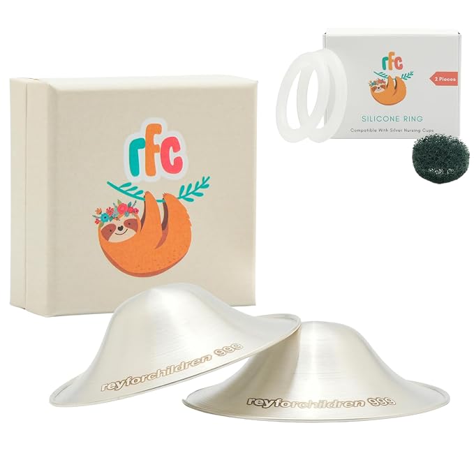 RFC Silver Nursing Cups by Unknown