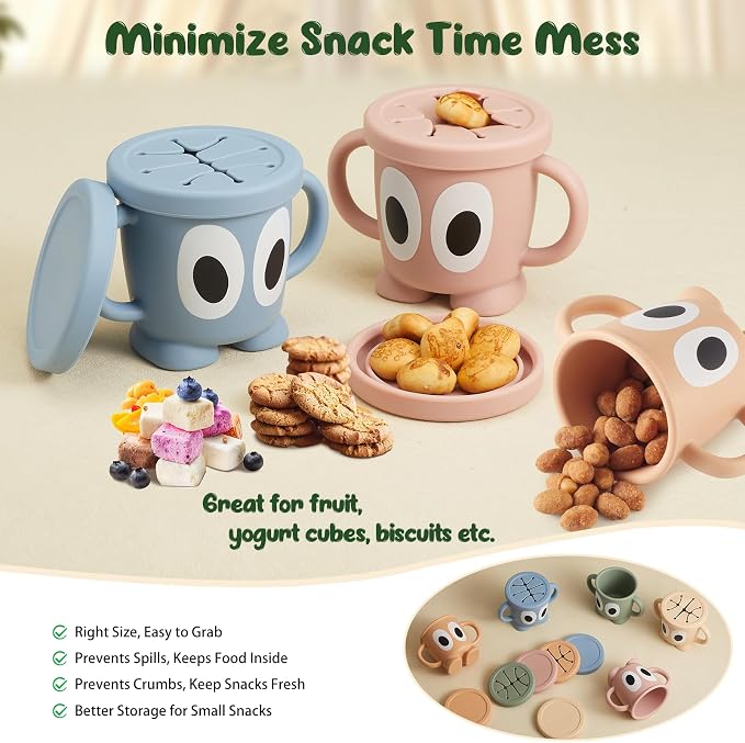 Silicone Snack Cup Food Container - Image 5