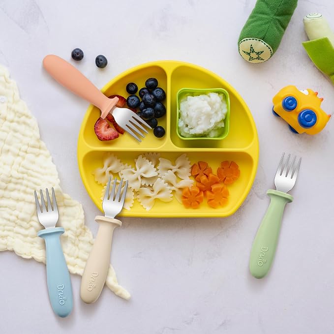 DRKIO 8 Pieces Toddler Forks Set - Image 7