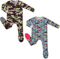 HAPIU Rayon from Bamboo Baby Footed Pajamas, 2 Way Zipper YKK, Footie by HAPIU