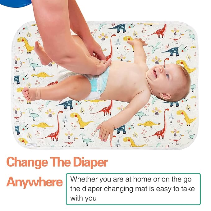 Baby Diaper Changing Pad, 21 5/8" x 31.5" Waterproof Changing Pad Liners - Image 7