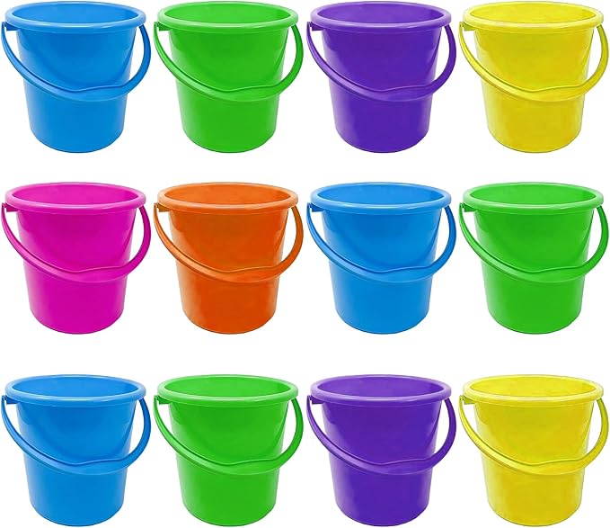 Podzly 12 Pack Beach Pails Sand Buckets - Image 4