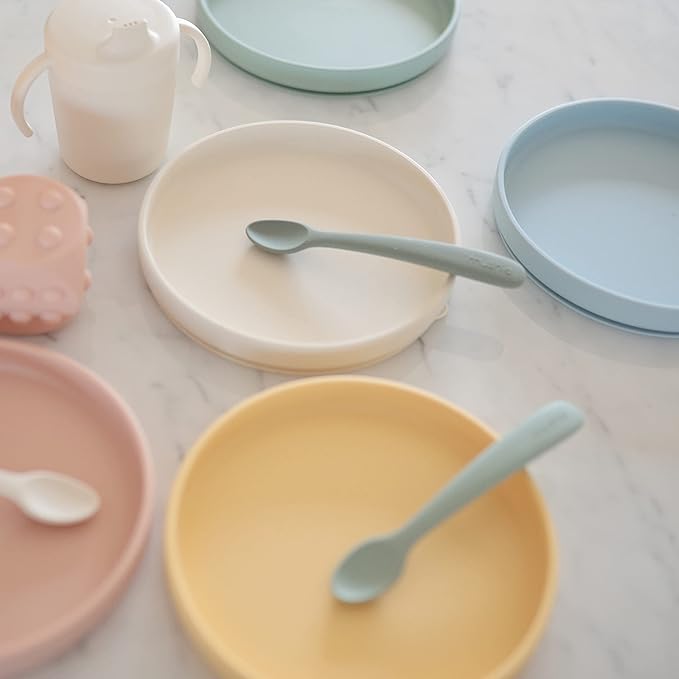 mushie Classic Silicone Suction Plate | BPA-Free Non-Slip Design - Image 5