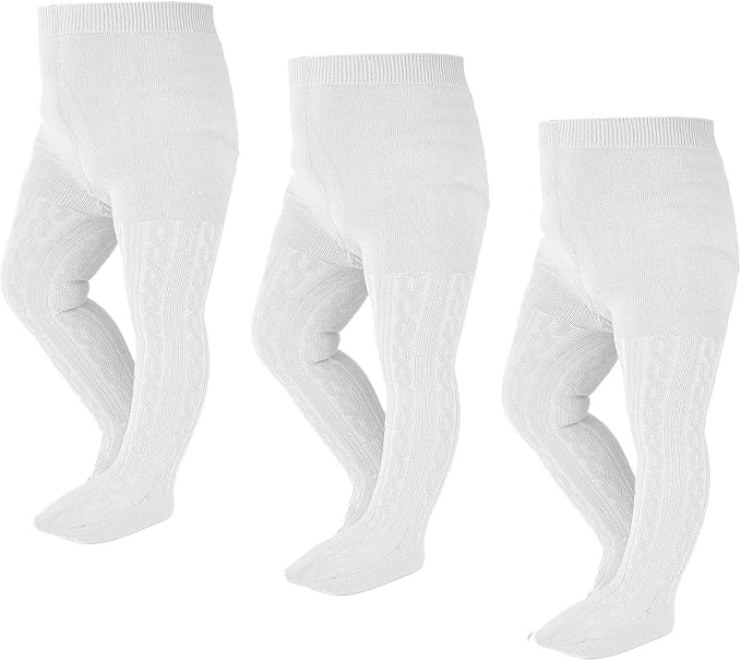 EPEIUS Baby Girl Tights Thick Cable Knit Leggings Stockings Cotton Pantyhose by EPEIUS