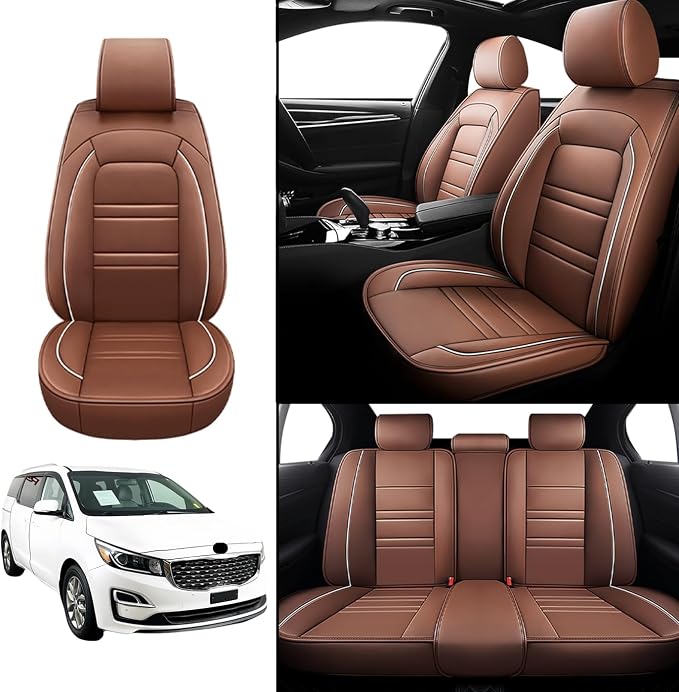 Car Seat Covers for kia Sedona 2003-2021 | 5-Seats Seat Covers, Waterproof Seat - Image 2