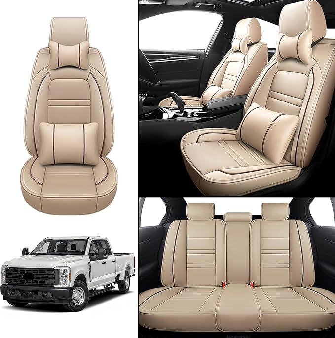 Car Seat Covers for Ford f250 2011-2025 | 5-Seats Seat Covers, Waterproof Seat - Image 2