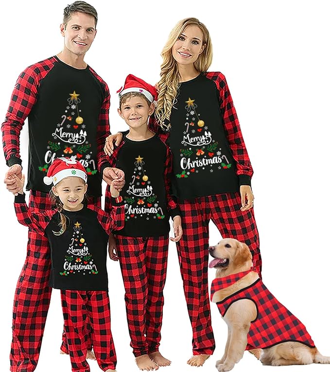 Awoscut Family Christmas Pajamas Matching Pajamas by Awoscut
