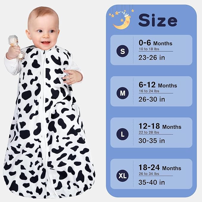 Baby Sleep Sack 6-12 Months Baby Wearable Blanket 100% Rayon Cotton 2-Way - Image 6