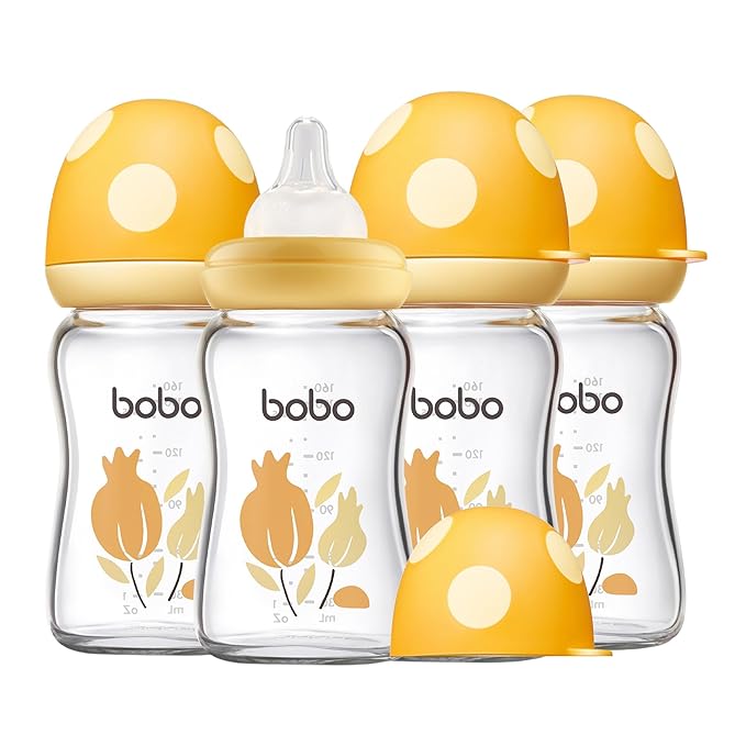 YOHKOH Natural Glass Baby Bottle by Home
