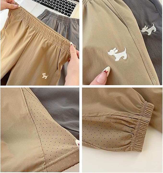 Boys Joggers Pants Youth Quick-Dry Lightweight Athletic Hiking Gym School Pants - Image 5