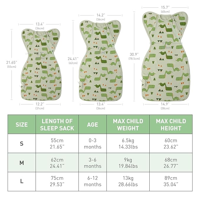 Baby Sleep Sack Swaddles for Newborn 0-3 Months, Arms Up Swaddle Blanket 2 - Image 6