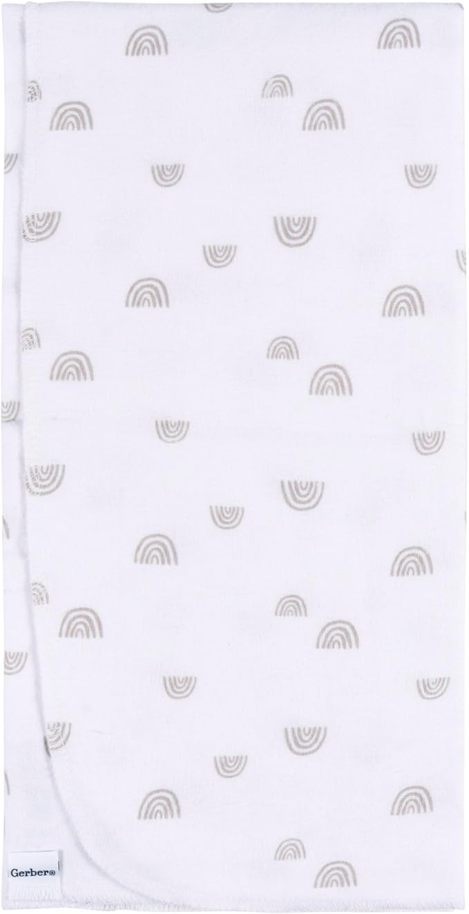 Gerber Unisex Baby 100% Cotton Flannel Receiving Blankets 30x30 Inches - Image 3