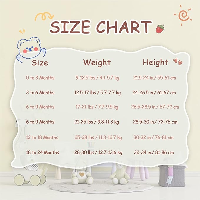 Jimonda Baby Bodysuits Rayon from Bamboo Short Sleeve Baby Boys Girls Rompers - Image 8
