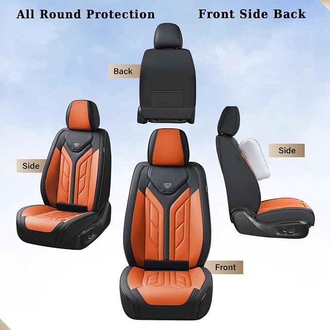 Coverado Seat Covers, Car Seat Covers Front Seats, Leather Seat Covers - Image 7