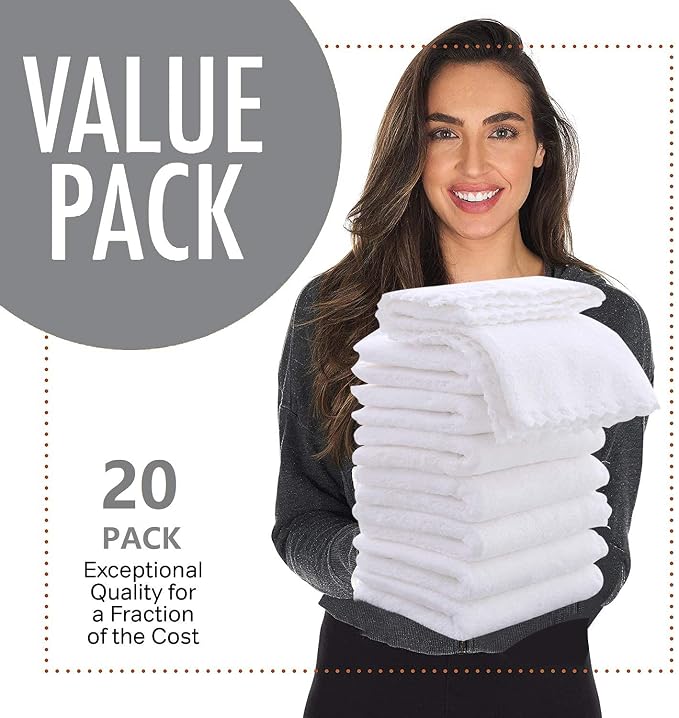 20 Pack Large Burp Cloths for Baby - Image 2