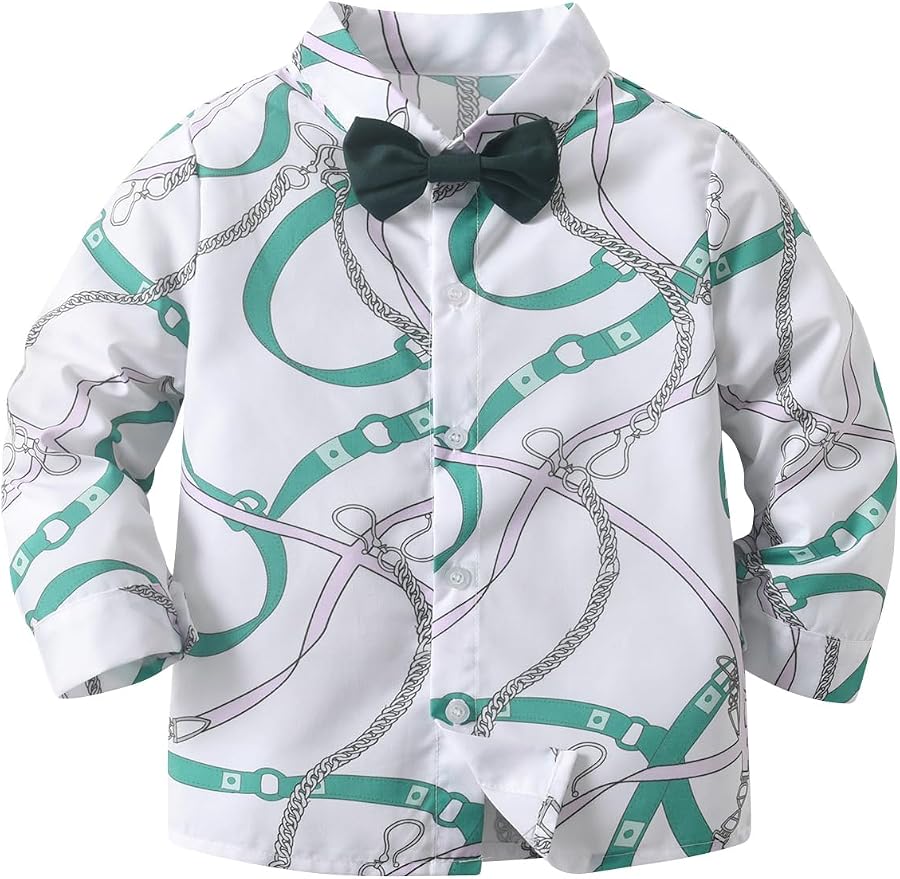 Boarnseorl Baby Boys Pants Sets, Toddler Gentleman Outfits, Infant Long Sleeve - Image 4