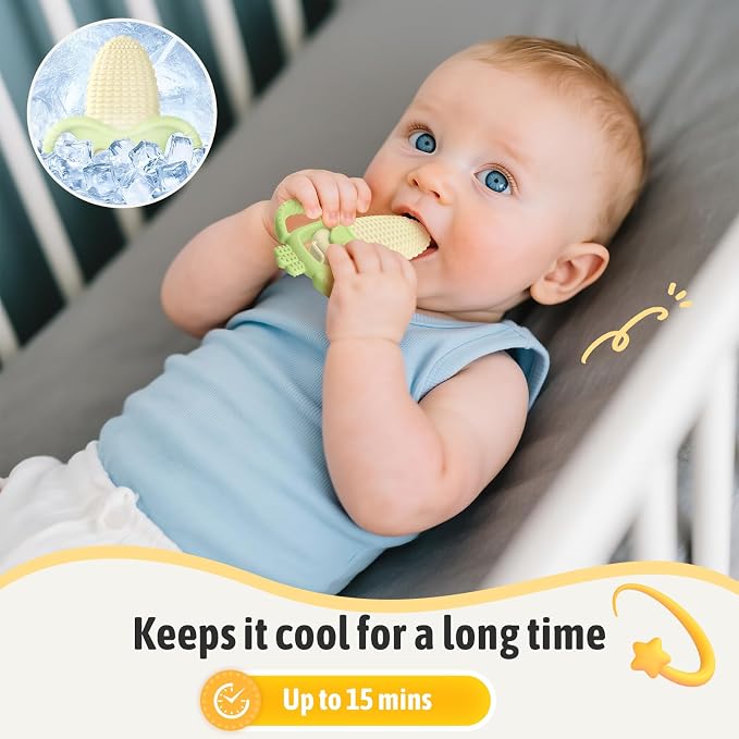 akolik Baby Teething Toys, Baby Frozen Teething Relief, BPA Free Infant Chew - Image 6
