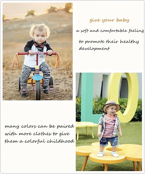 OWLOWLA Baby Moccasins Soft Sole Leather Baby Shoes Infant Toddler Pre-Walker - Image 5