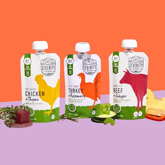 Serenity Kids 6+ Months Baby Food Pouches Puree - Image 6