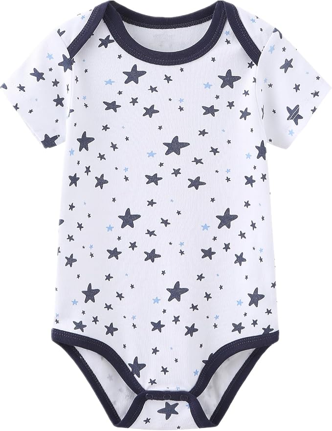 Baby Bodysuit and Pant Set 10-pcs Cotton Soft Newborn Boy Girl Clothes Outfits - Image 3