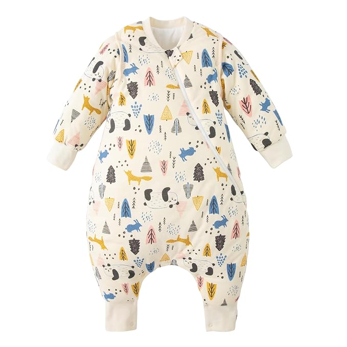 Duomiaomiao Unisex Baby Sleep Sack, 3.5 TOG Winter Cotton Toddler Sleeping Bag by DuoMiaoMiao